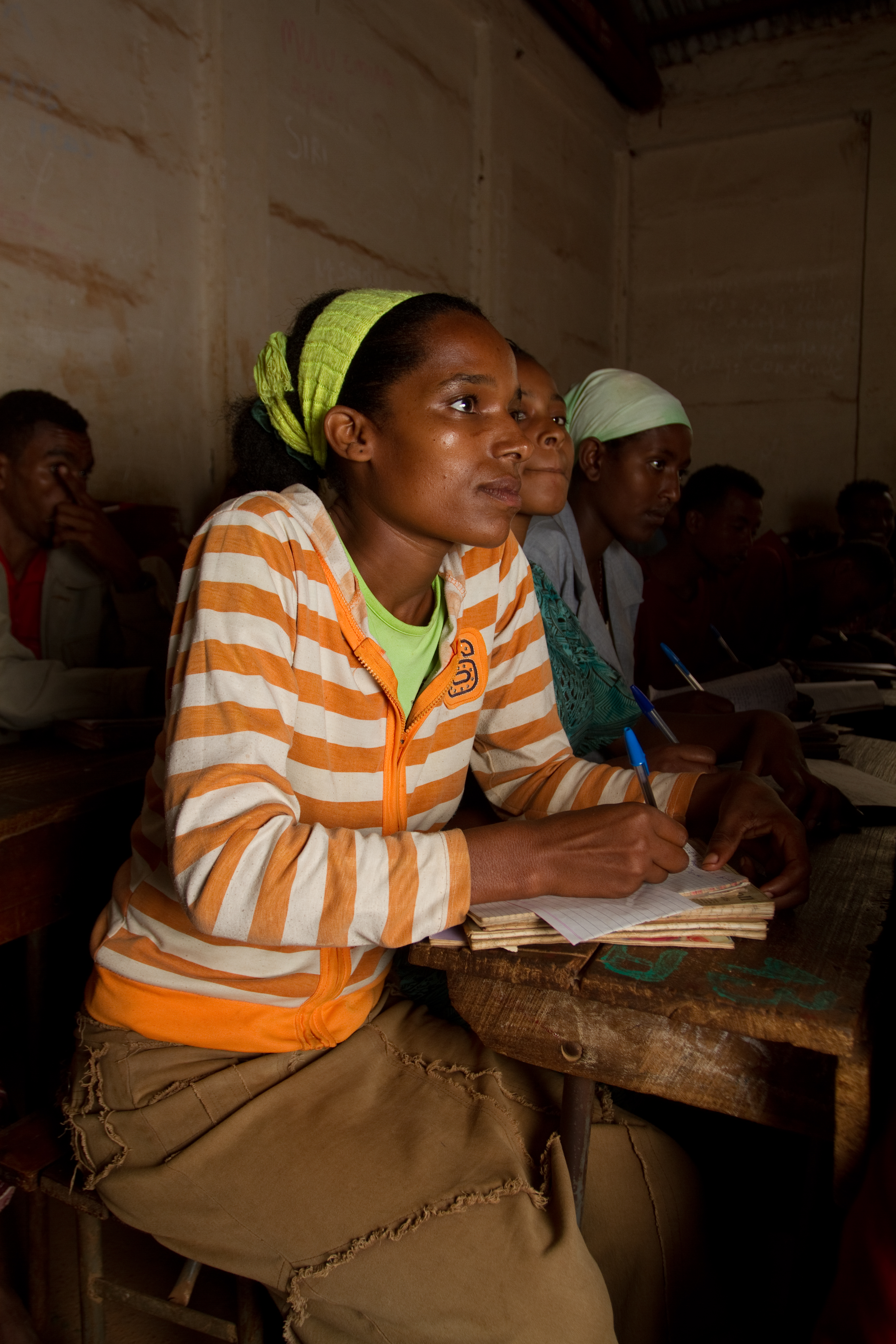 Students in Class In Ethiopia