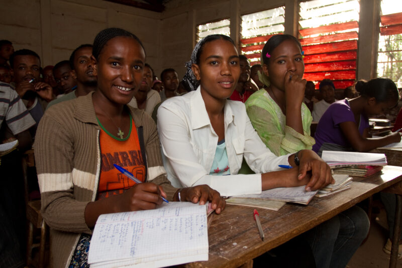 In Class in Ethiopia — Academy students at a Adventist School in Ethiopia — Africa, Ethiopia, students, school, Highschool