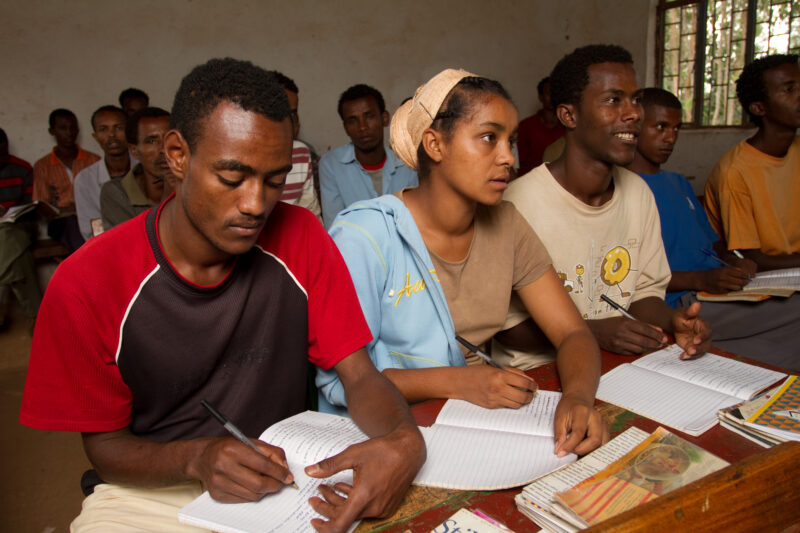 In School in Ethiopia — Academy students at a Adventist School in Ethiopia — Africa, Ethiopia, students, school, Highschool