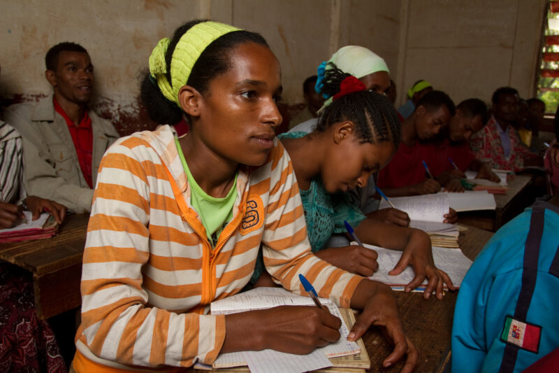 In Class in Ethiopia — Academy students at a Adventist School in Ethiopia — Africa, Ethiopia, students, school, Highschool