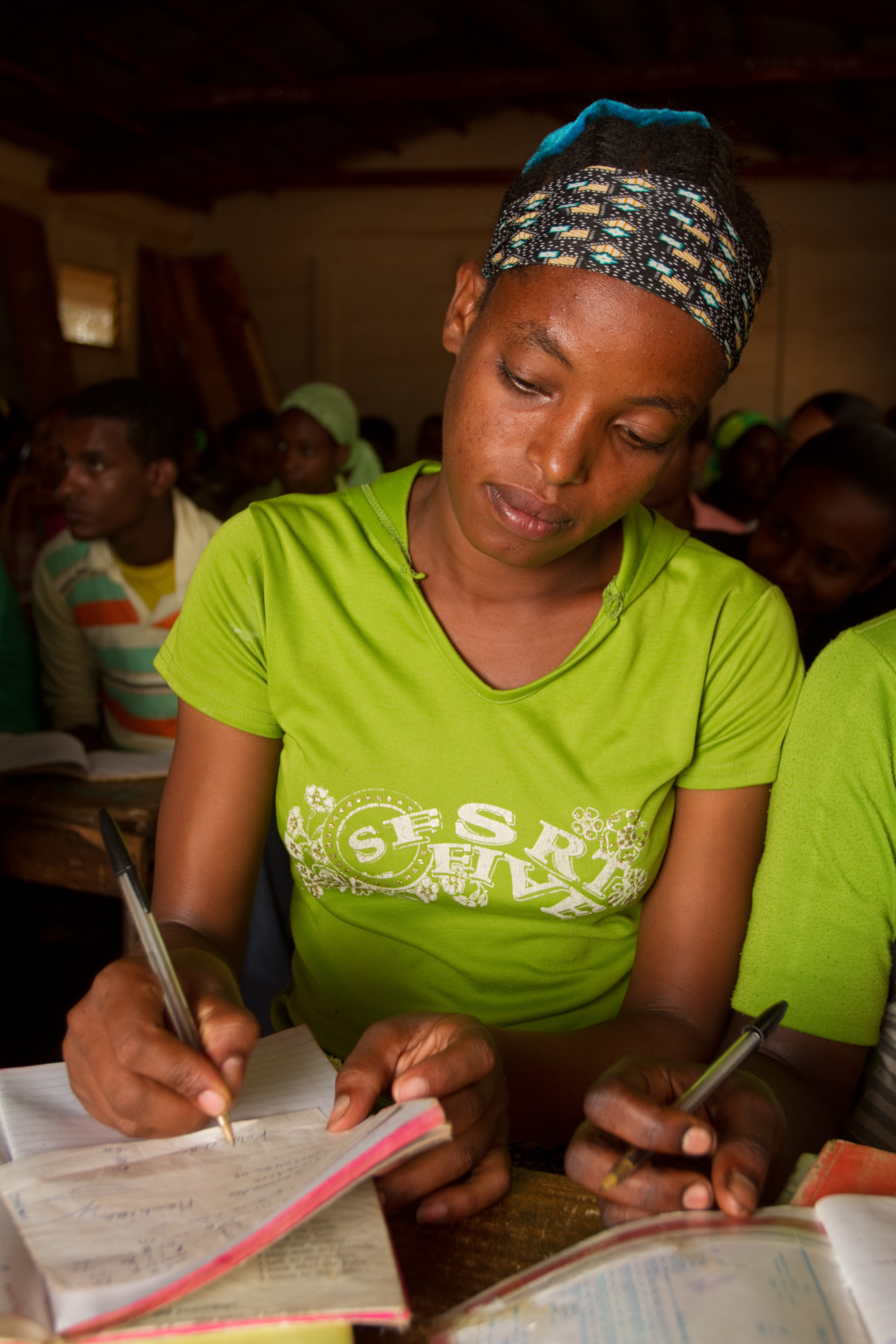 Students in Class In Ethiopia