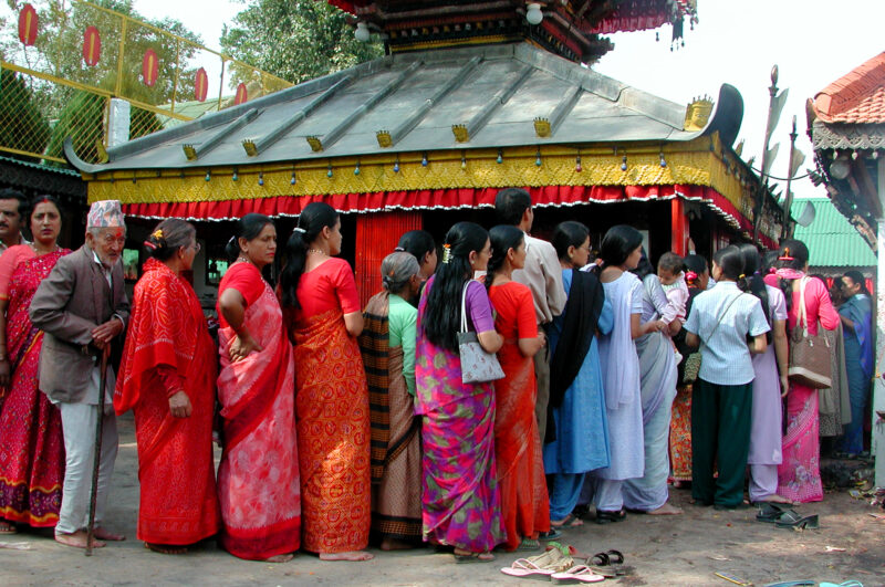 Hindu Worshipers in Nepal — Nepal, Asia