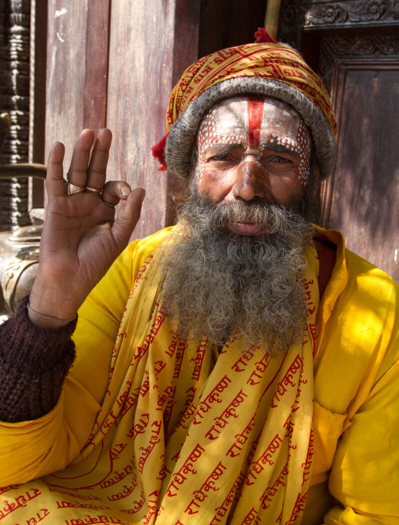 Hindu Holy man in Nepal — Hindu Holy man, in Nepal — Nepal, Asia, man, hindu, hinduism