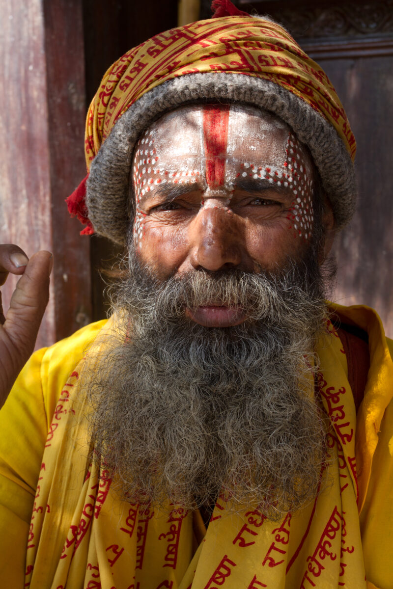 Hindu Holy man in Nepal — Hindu Holy man, in Nepal — Nepal, Asia, man, hindu, hinduism