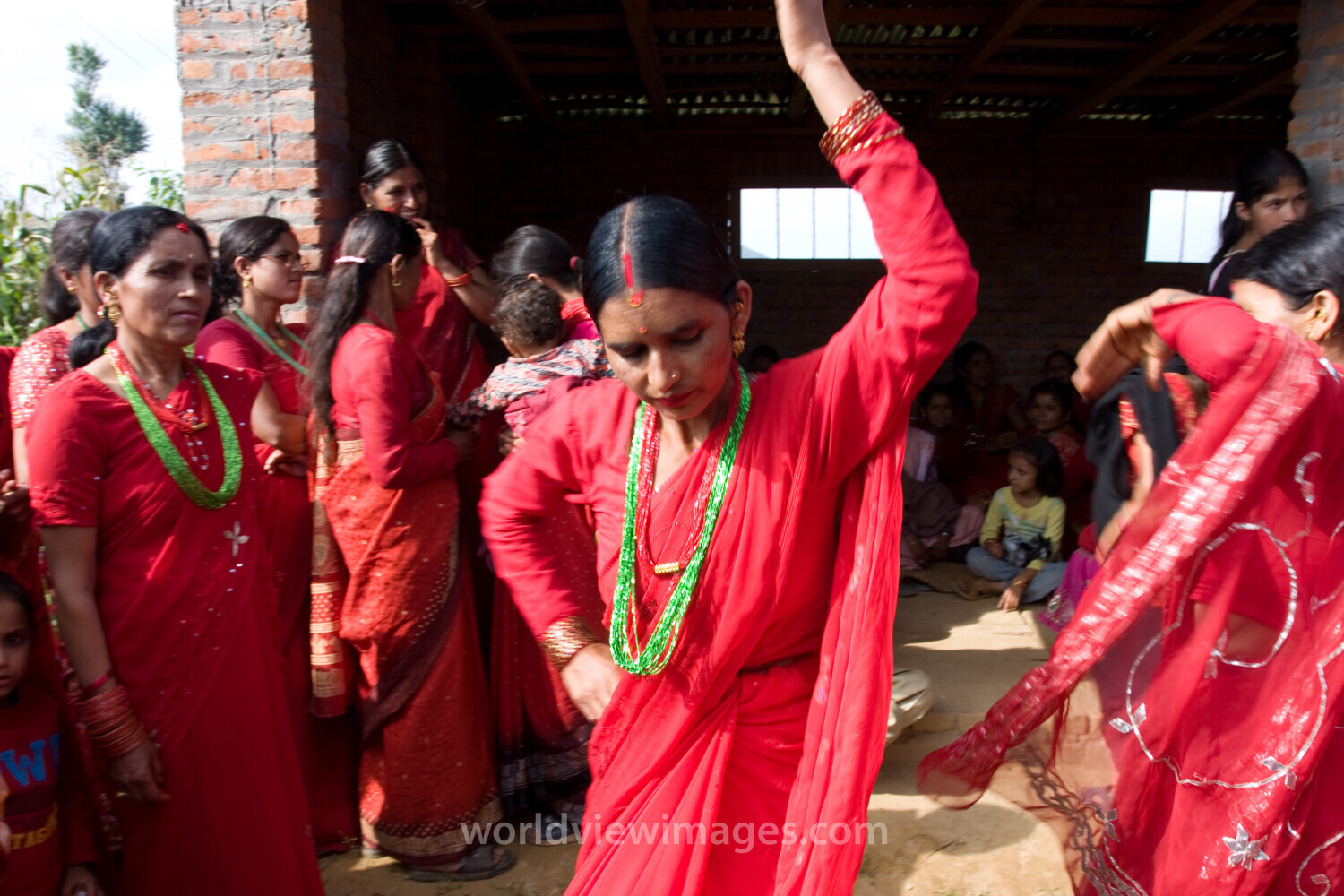 Women Celebrate Festaval in Nepal