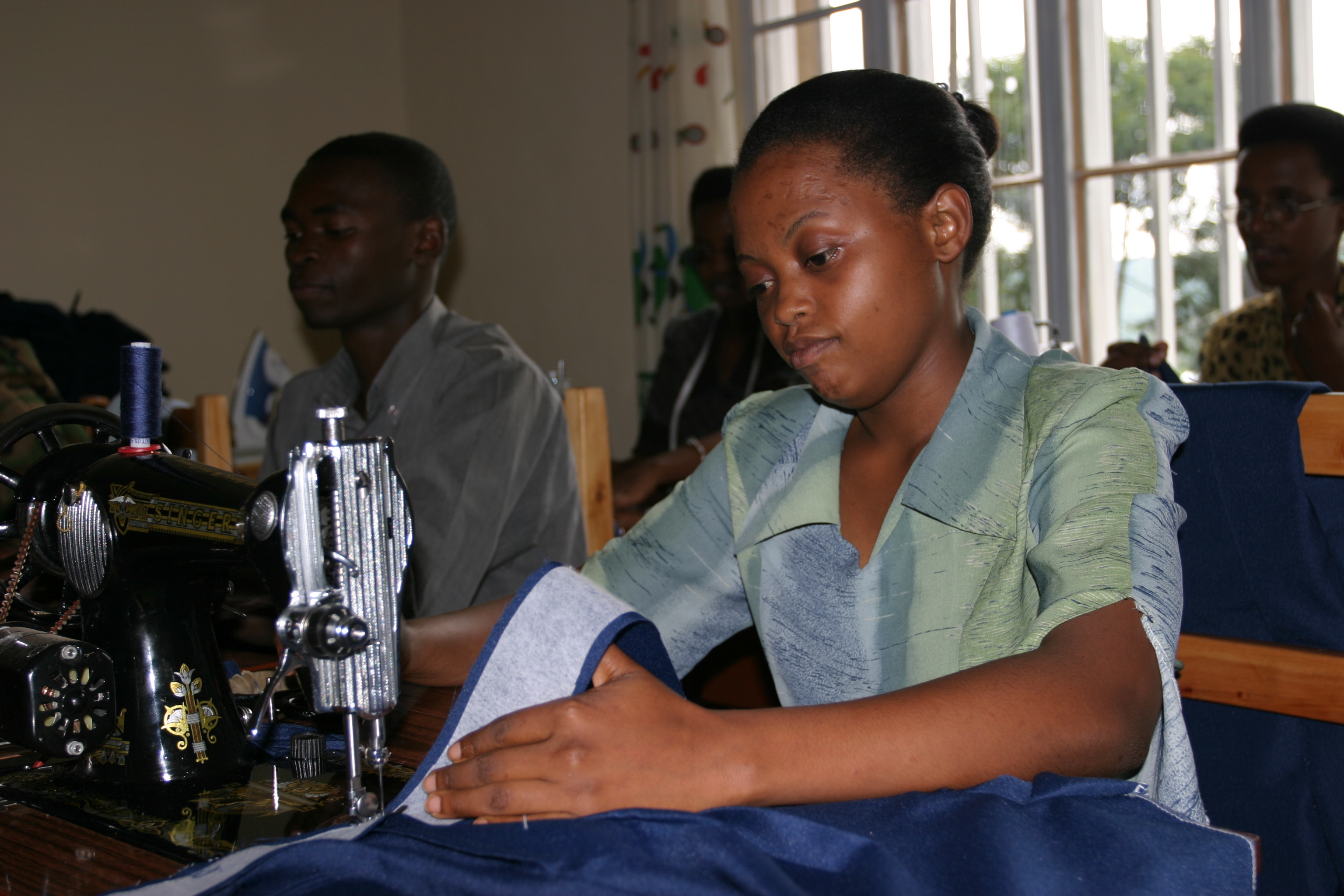 Learning to Sew in Rwanda
