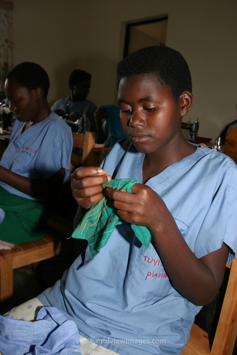 Learning to Sew in Rwanda