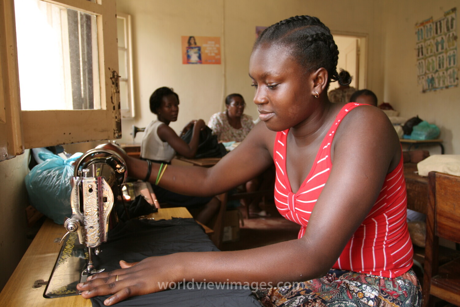 Learning to Sew in Sao Tome