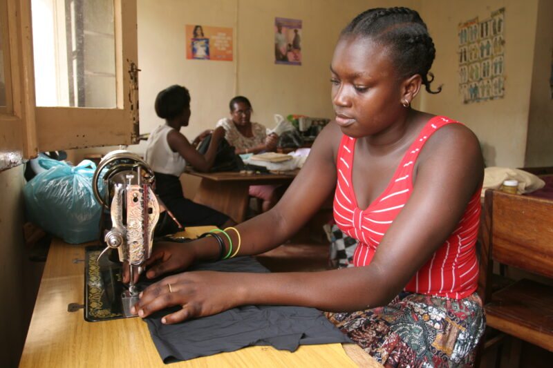 Learning to Sew in Sao Tome — Women in Sao Tome, Africa, learn new income generating skills at an ADRA training program — Sao Tome, Africa, ADRA, Income, inc...