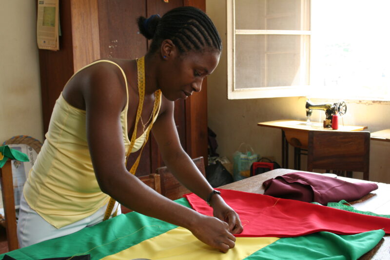 Learning to Sew in Sao Tome — Women in Sao Tome, Africa, learn new income generating skills at an ADRA training program — Sao Tome, Africa, ADRA, Income, inc...