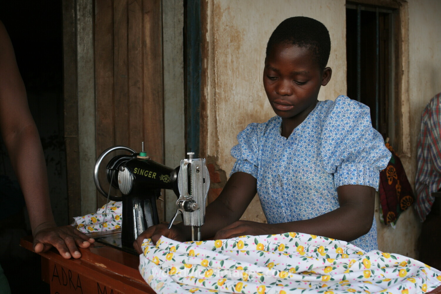 Learning How to Sew in Africa