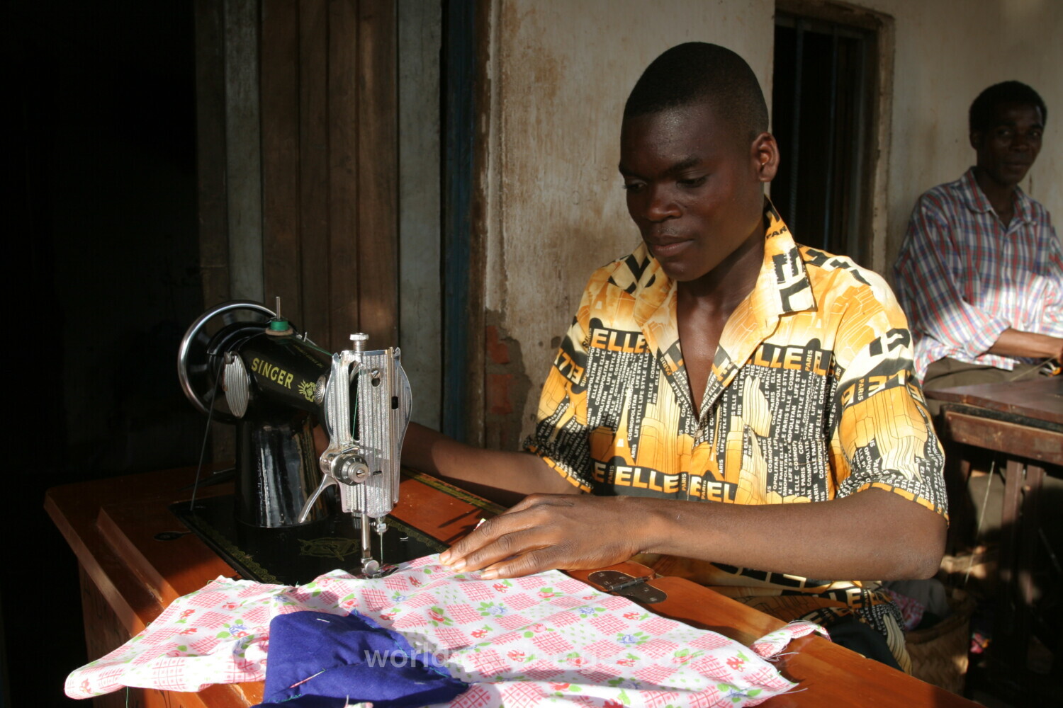 Learning How to Sew in Africa