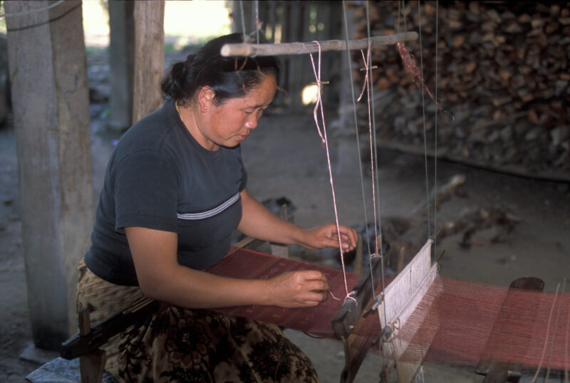 Learning the Silk Industry in Laos — In an ADRA training program, people in Northern Laos, learn how to make income from silkworm farming — Laos, Poverty, sk...