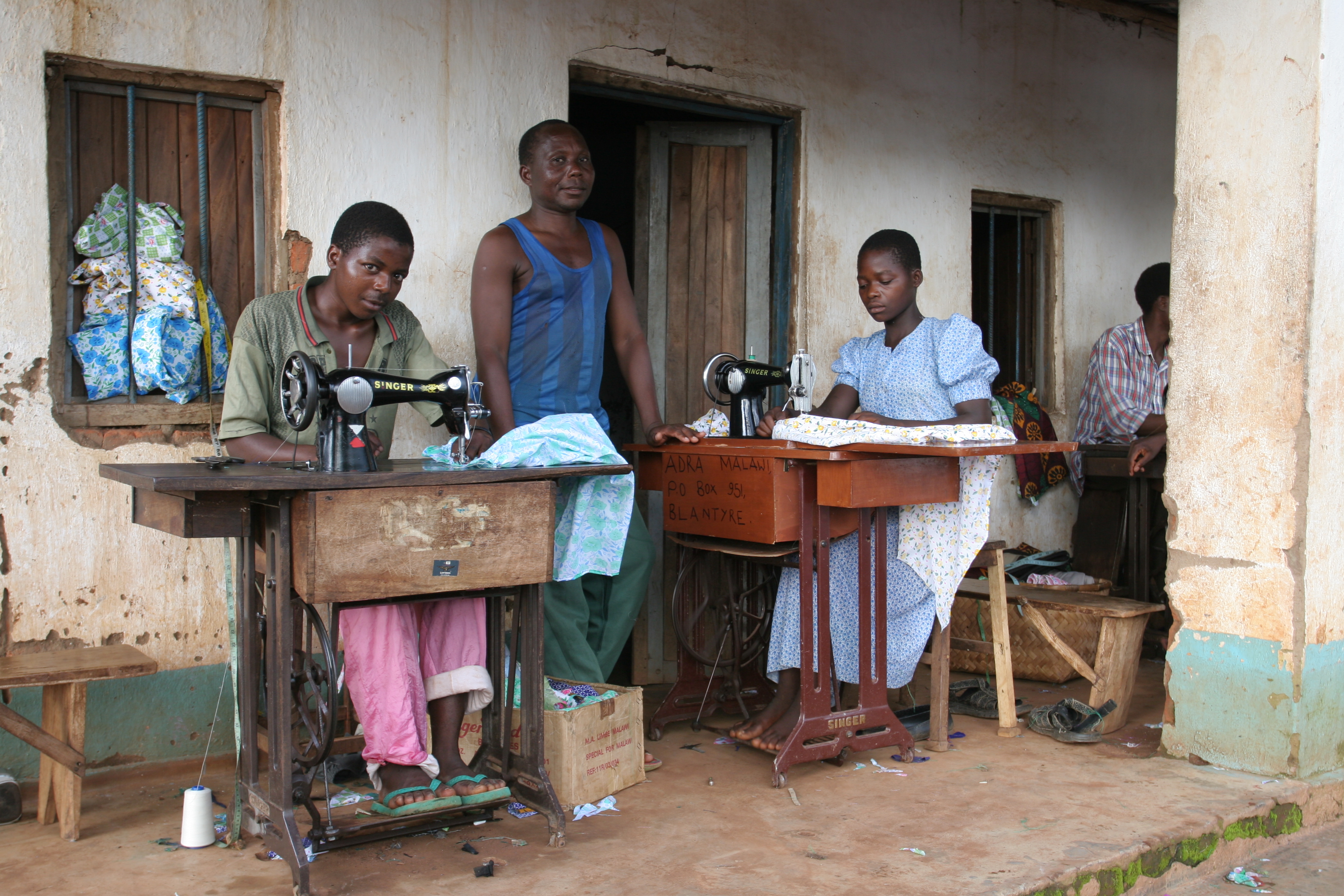 Learning How to Sew in Africa