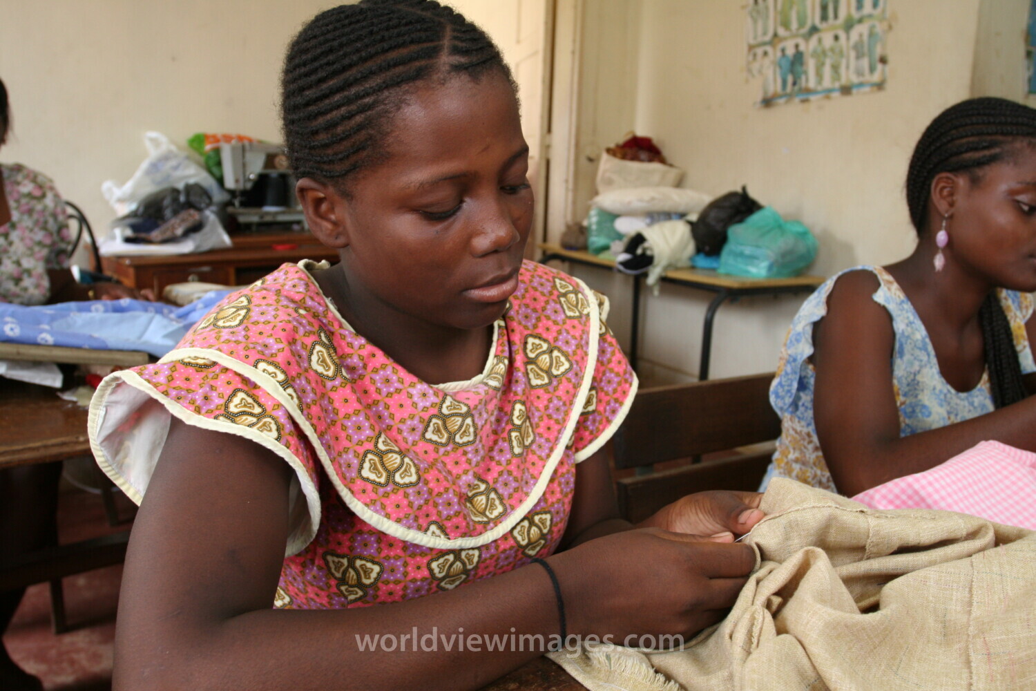 Learning to Sew in Sao Tome