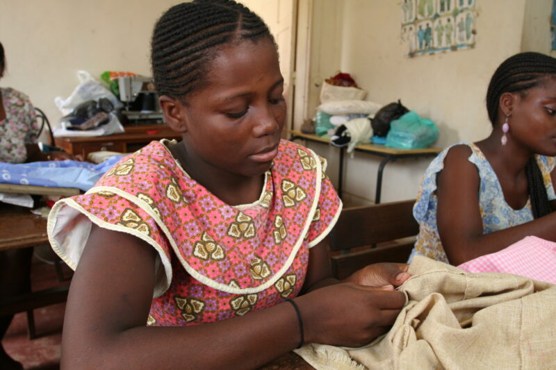 Learning to Sew in Sao Tome — Women in Sao Tome, Africa, learn new income generating skills at an ADRA training program — Sao Tome, Africa, ADRA, Income, inc...