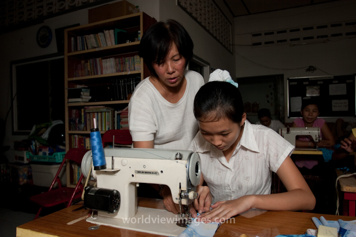 Learning to Sew in Cambodia