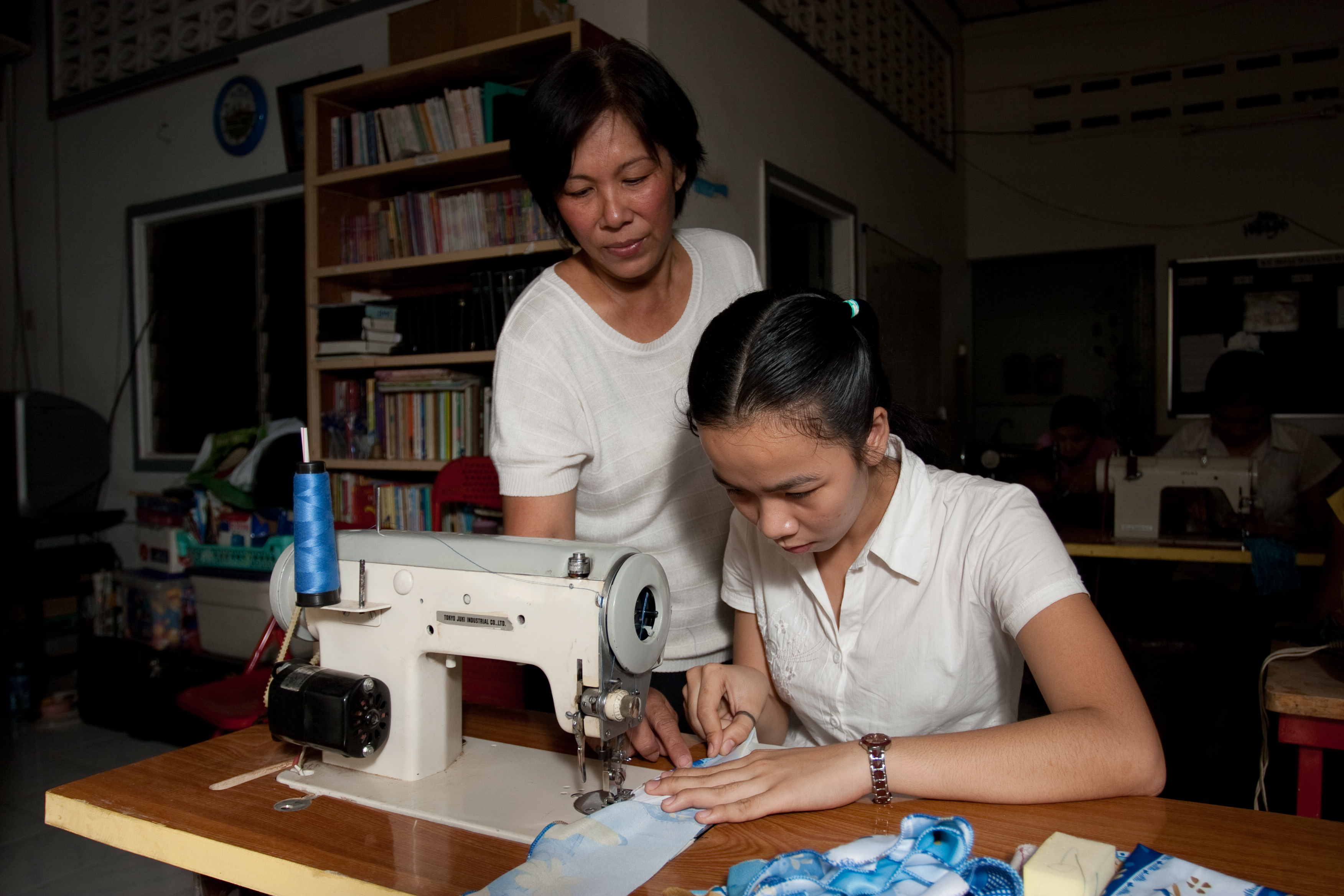 Learning to Sew in Cambodia