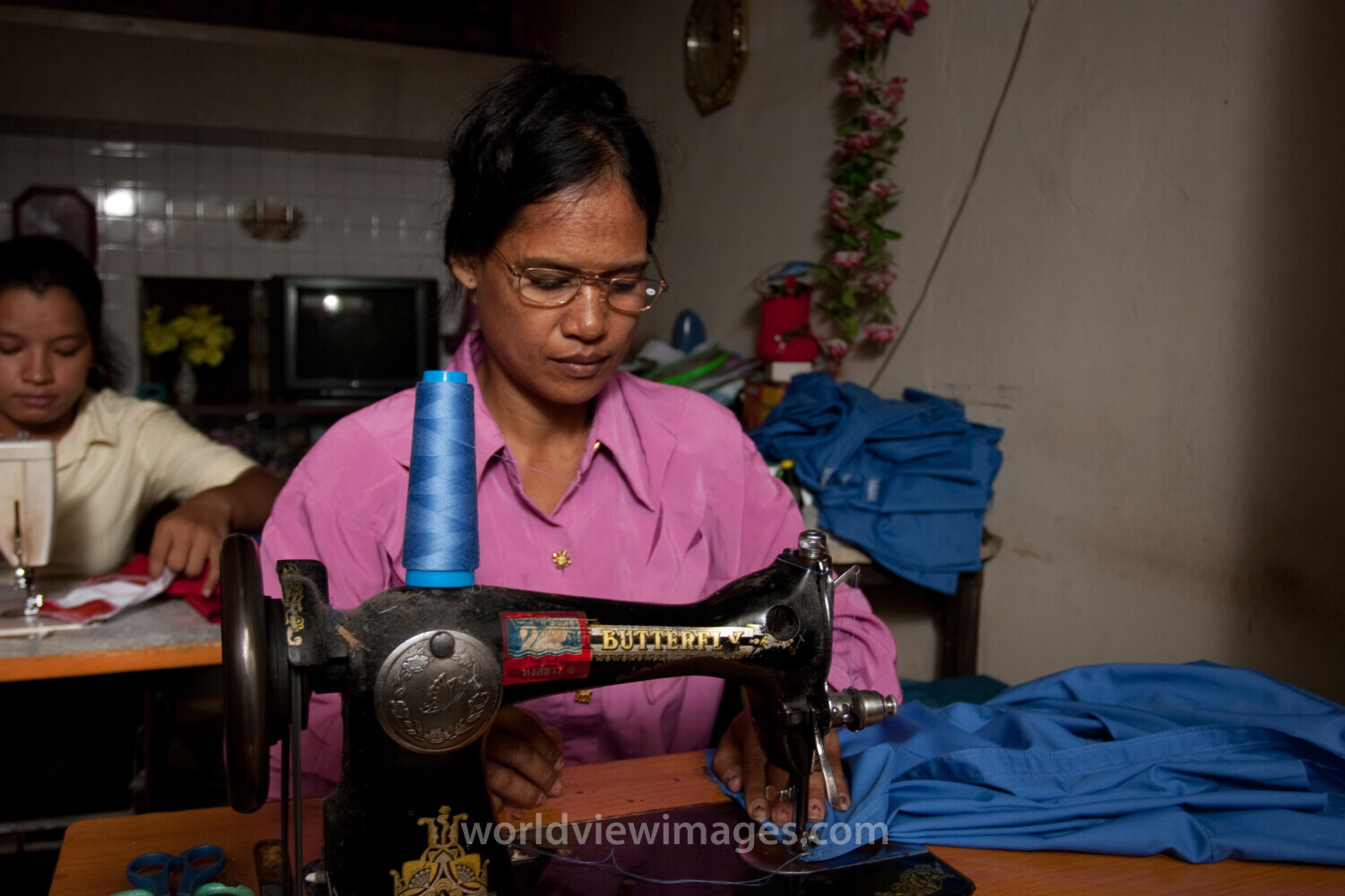 Learning to Sew in Cambodia