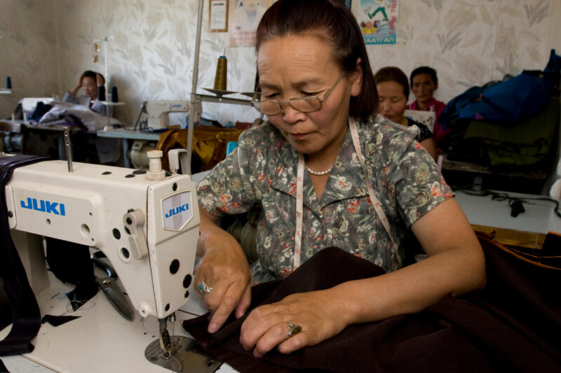 Sewing for Profit in Mongolia — Women in Mongolia learn new, income generating skills from ADRA — Income Generation, Mongolia, poverty reduction, sewing, woman