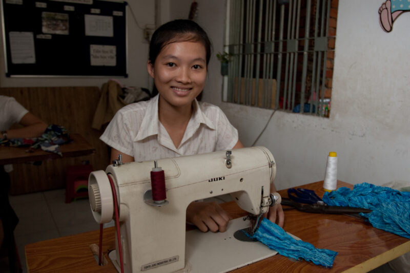 Learning to Sew in Cambodia — Women in Cambodia learn how to sew in a ASAP program — Cambodia, skills, training, learning, education