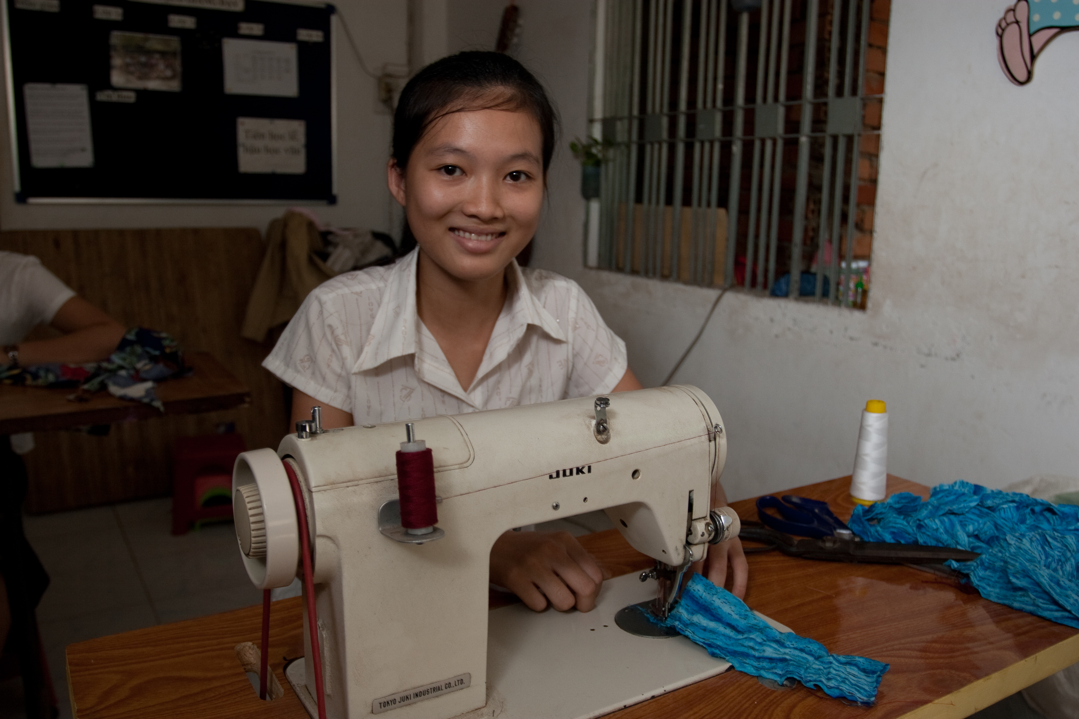 Learning to Sew in Cambodia