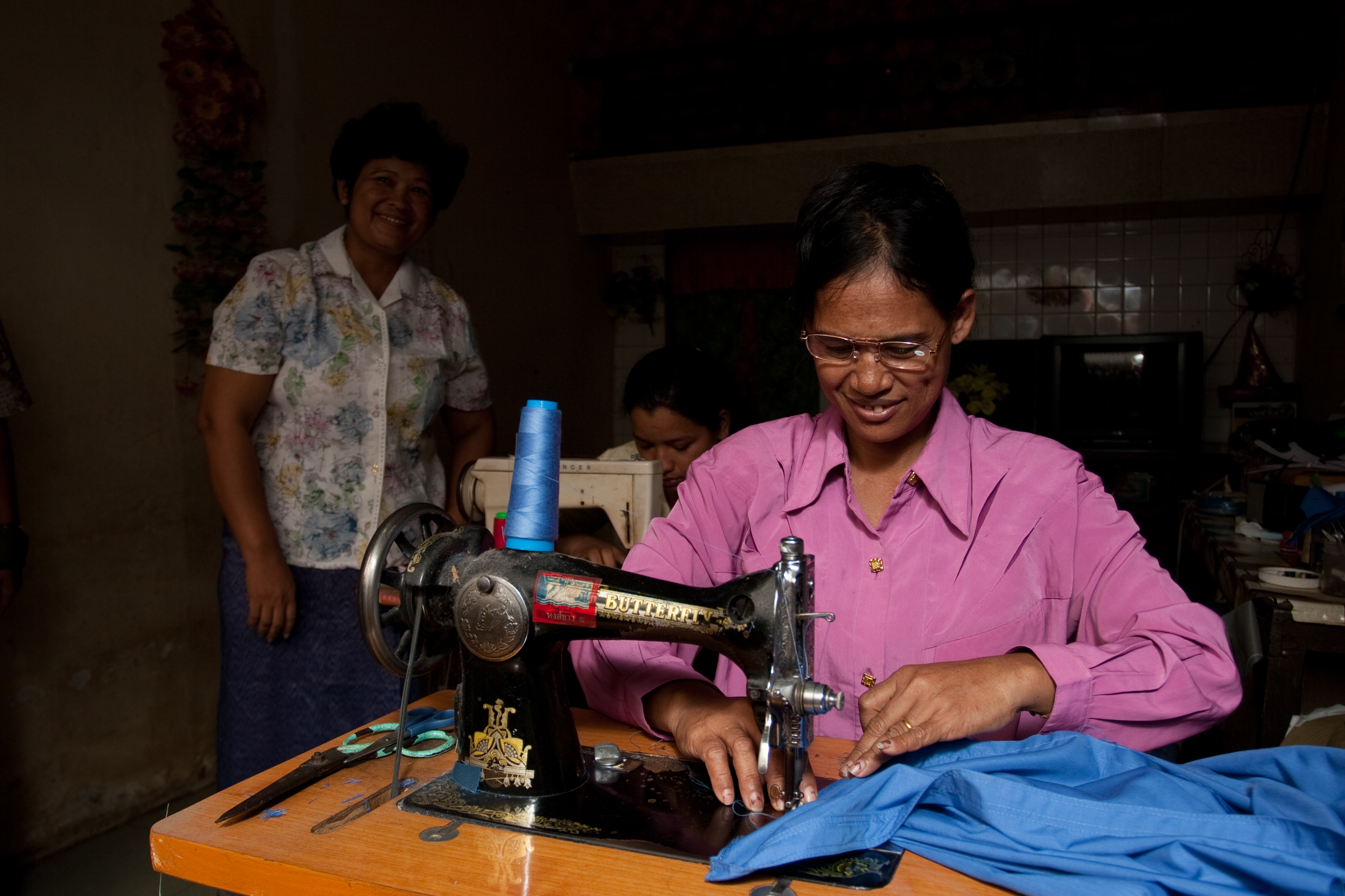 Learning to Sew in Cambodia