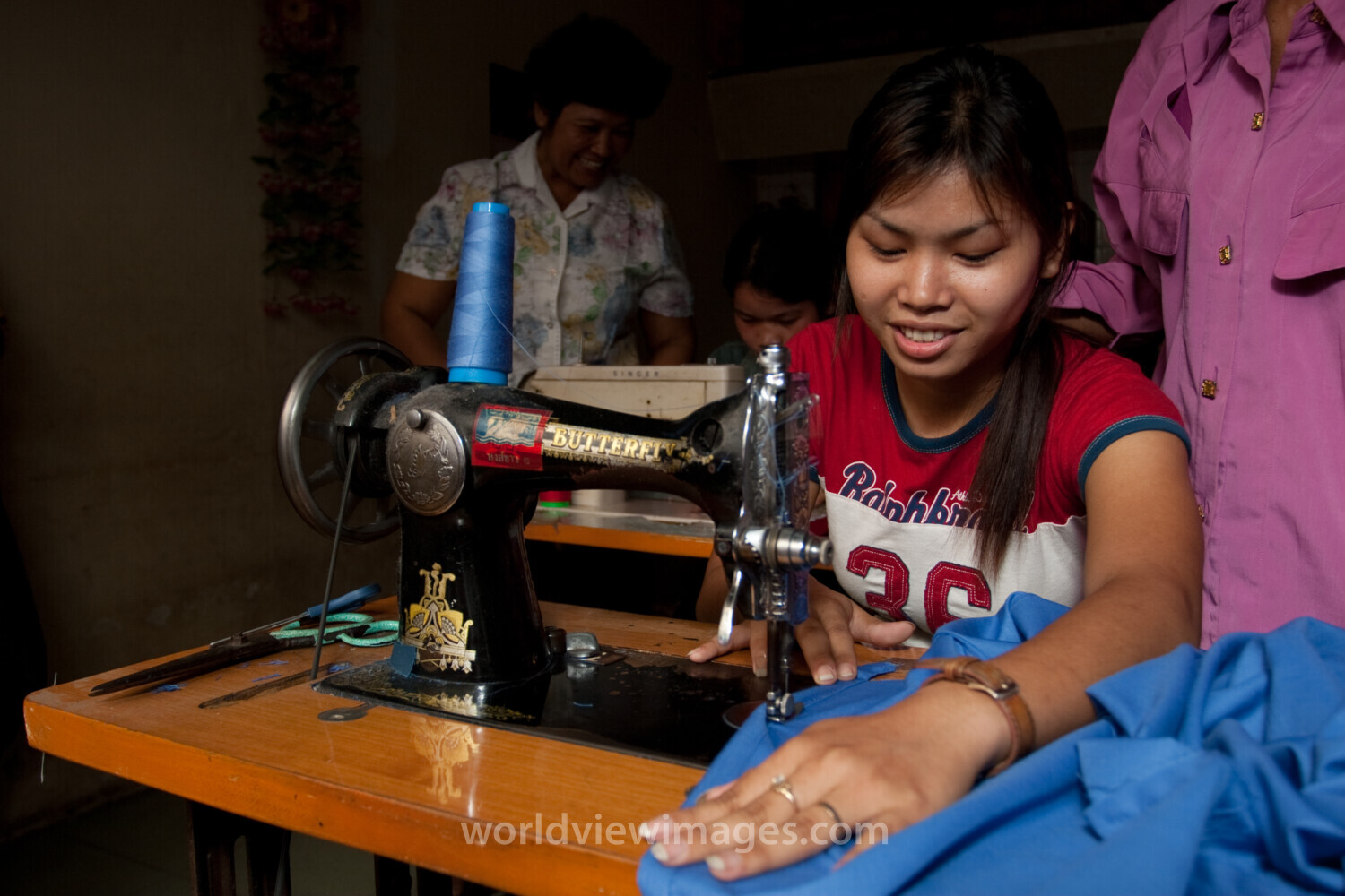 Learning to Sew in Cambodia