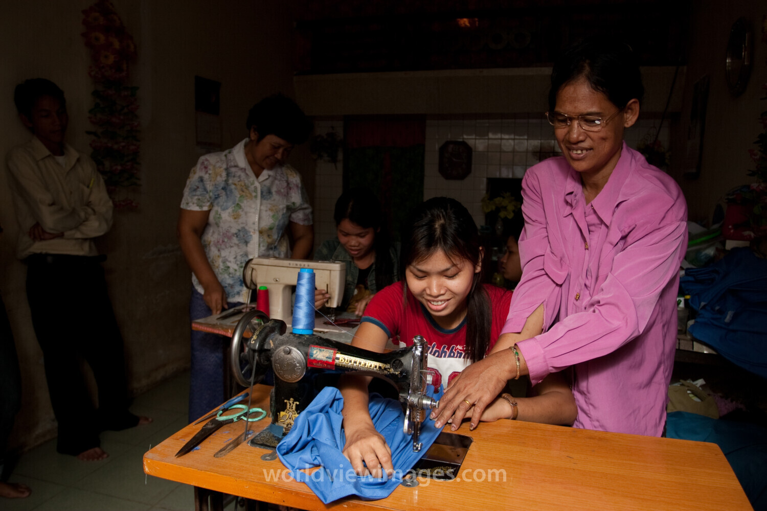Learning to Sew in Cambodia