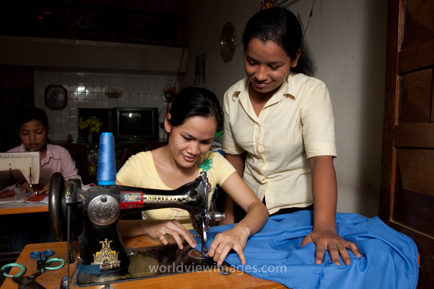 Learning to Sew in Cambodia