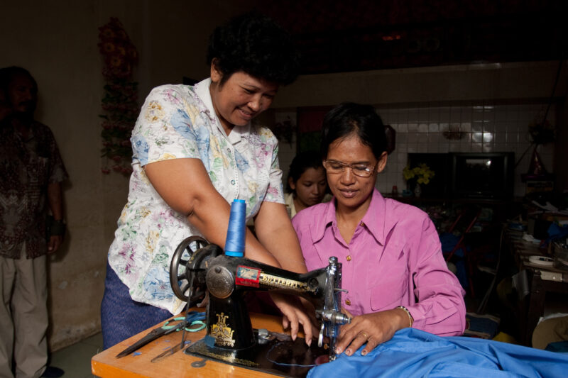 Learning to Sew in Cambodia — Women in Cambodia learn how to sew in a ASAP program — Cambodia, skills, training, learning, education