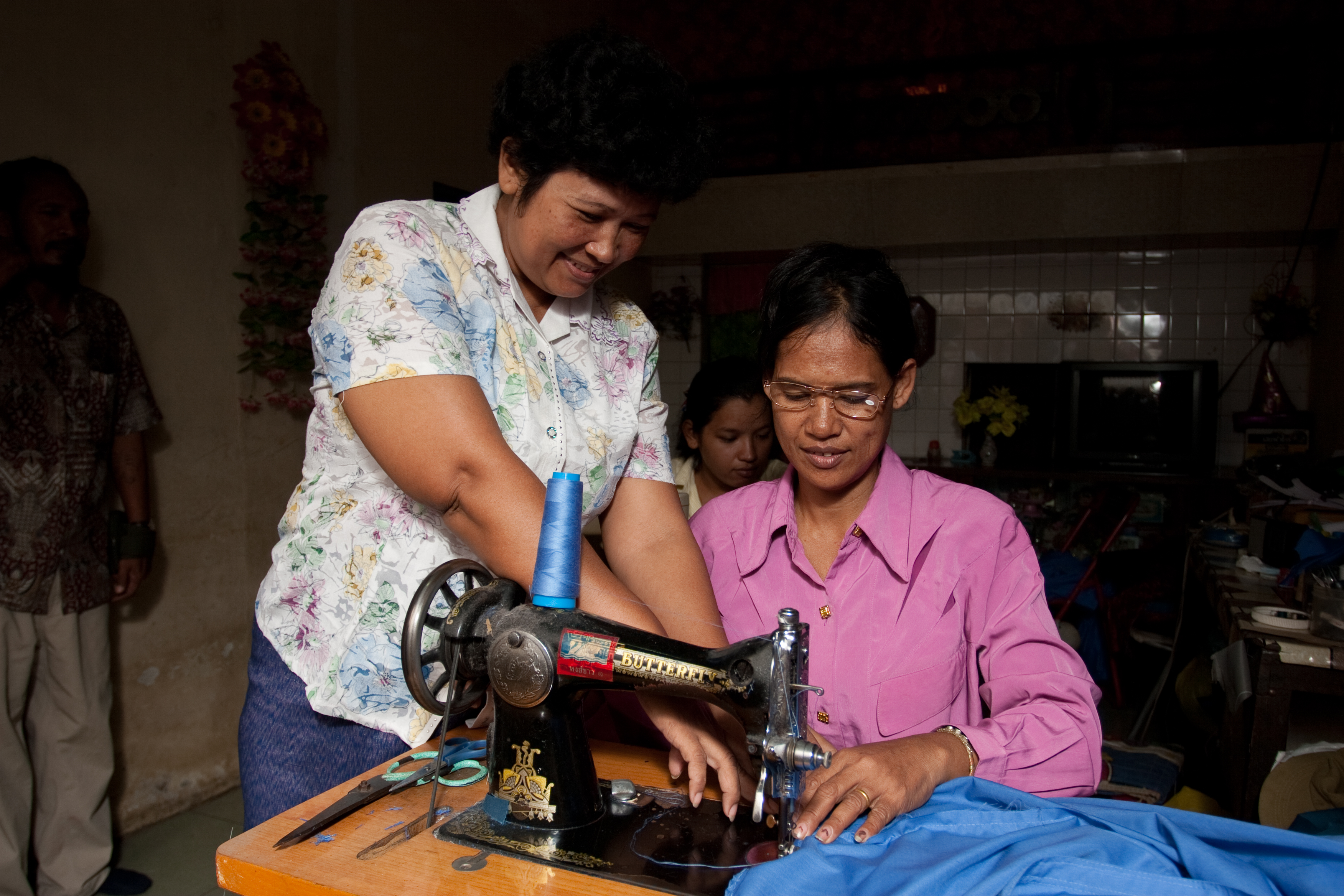 Learning to Sew in Cambodia