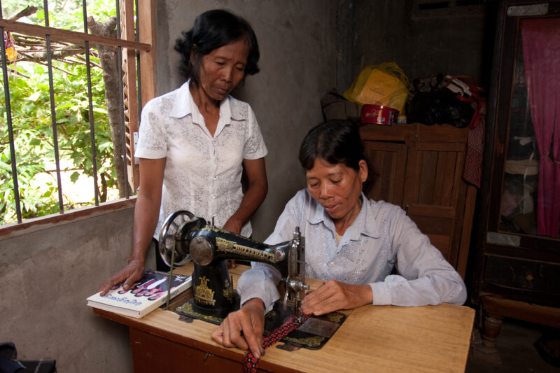 Learning to Sew in Cambodia — Women in Cambodia learn how to sew in a ASAP program — Cambodia, skills, training, learning, education