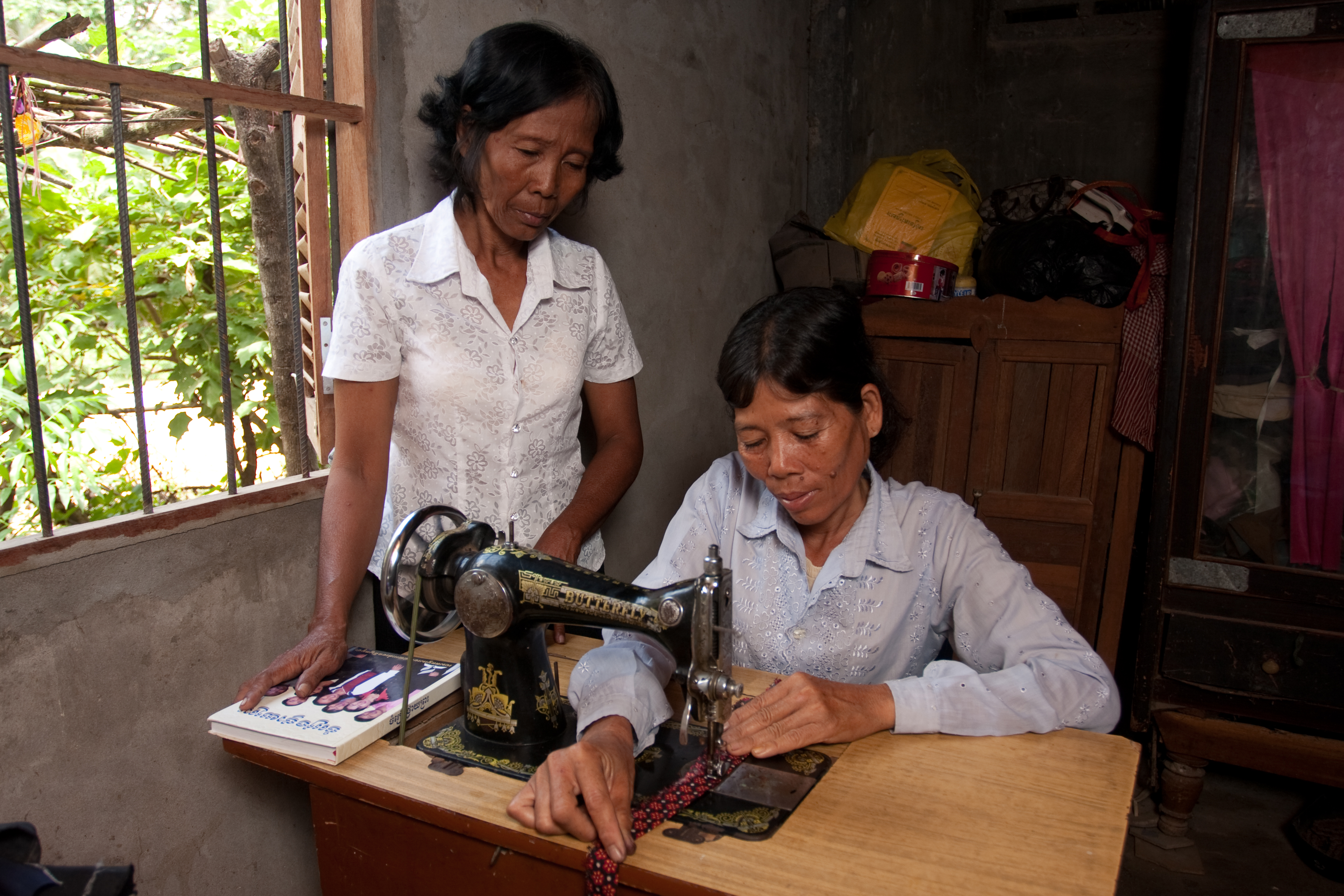 Learning to Sew in Cambodia