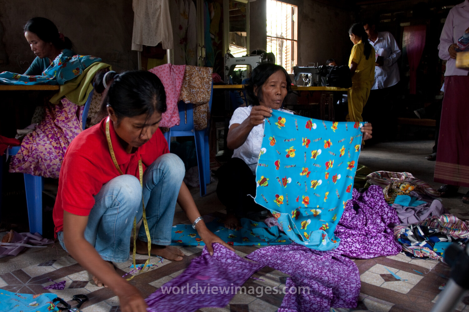 Learning to Sew in Cambodia