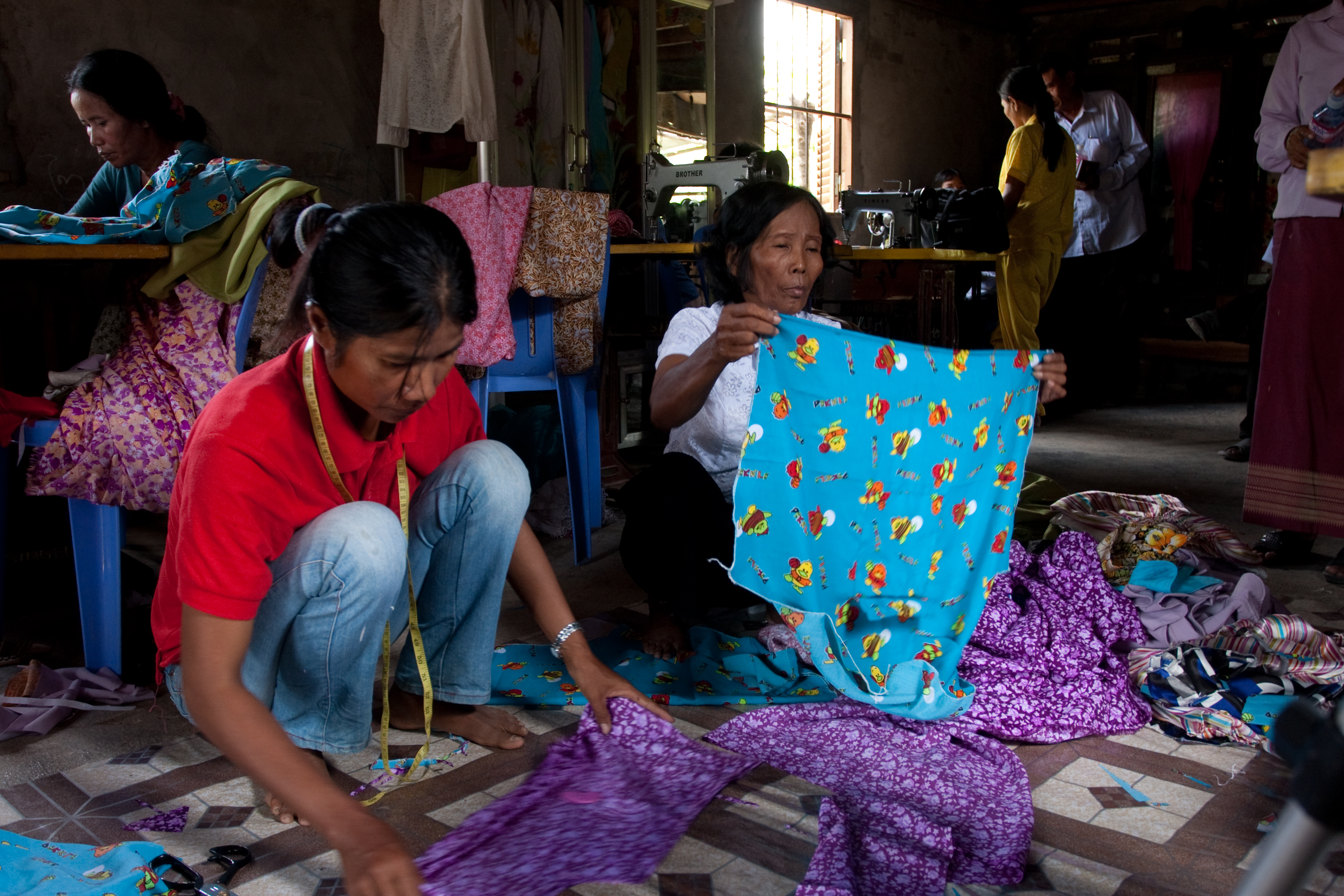 Learning to Sew in Cambodia