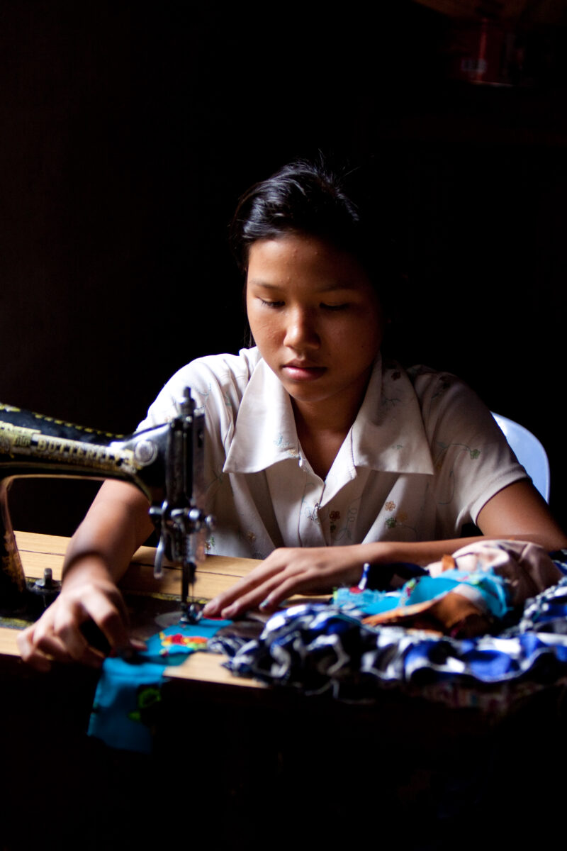 Learning to Sew in Cambodia — Women in Cambodia learn how to sew in a ASAP program — Cambodia, skills, training, learning, education