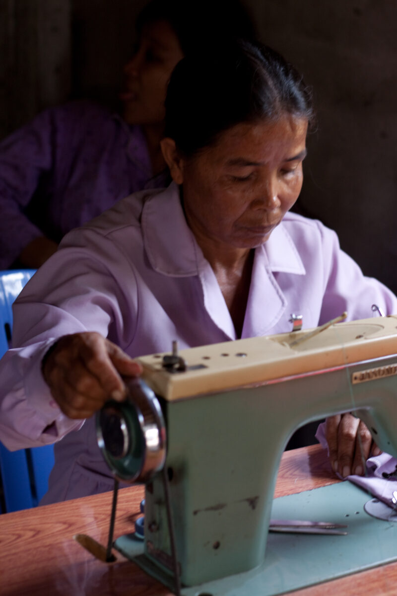 Learning to Sew in Cambodia — Women in Cambodia learn how to sew in a ASAP program — Cambodia, skills, training, learning, education