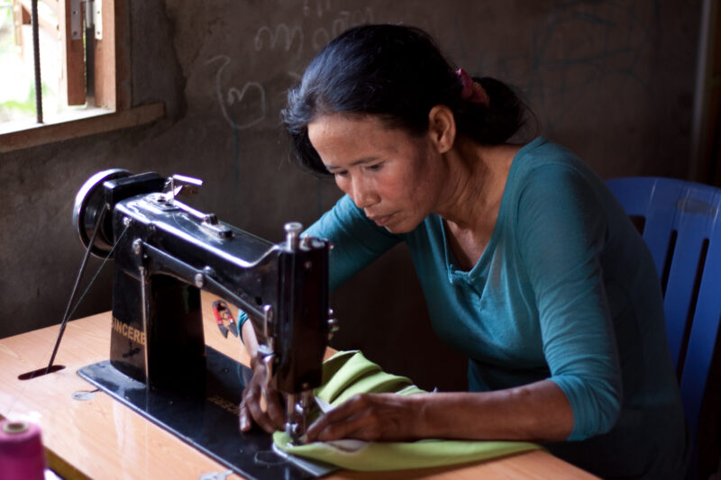 Learning to Sew in Cambodia — Women in Cambodia learn how to sew in a ASAP program — Cambodia, skills, training, learning, education