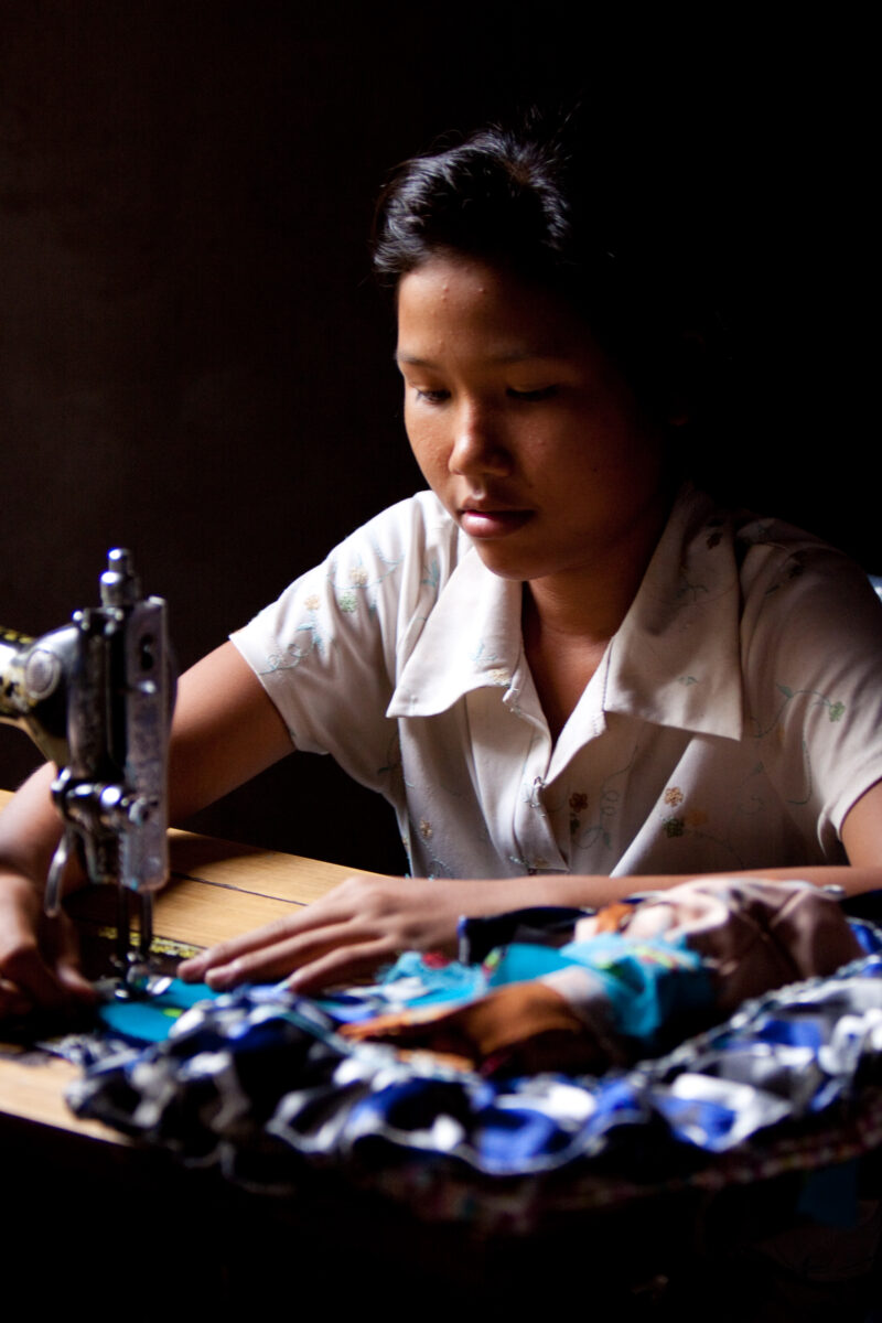 Learning to Sew in Cambodia — Women in Cambodia learn how to sew in a ASAP program — Cambodia, skills, training, learning, education