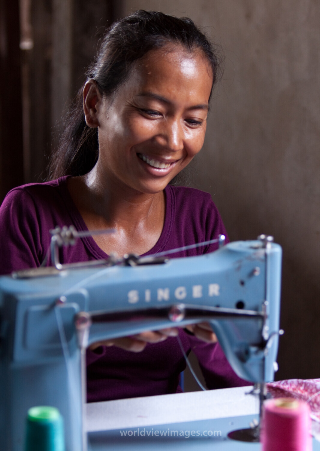 Learning to Sew in Cambodia