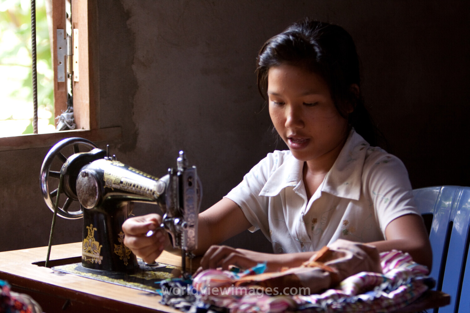 Learning to Sew in Cambodia