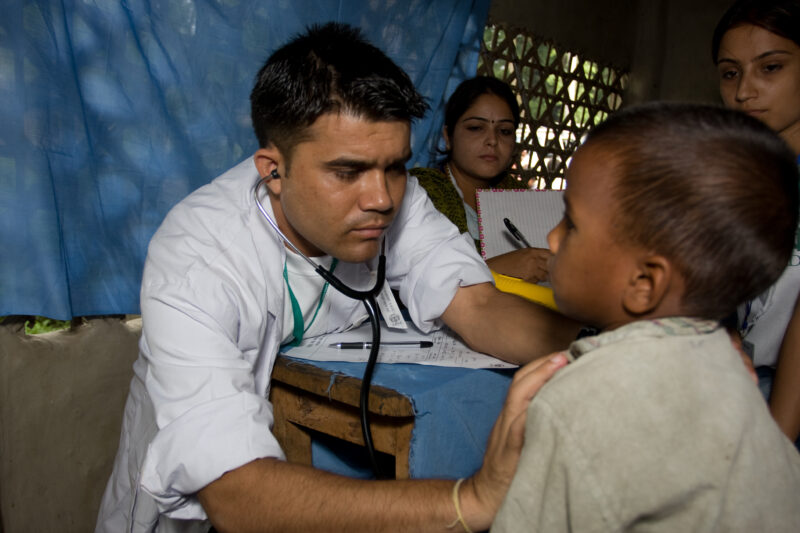 Emergency Medical Response in Nepal — Images with recognizable faces should be used for editorial and educational projects only — Asia, Nepal, Flood, floods,...