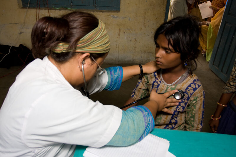Emergency Medical Response in Nepal — Images with recognizable faces should be used for editorial and educational projects only — Asia, Nepal, Flood, floods,...