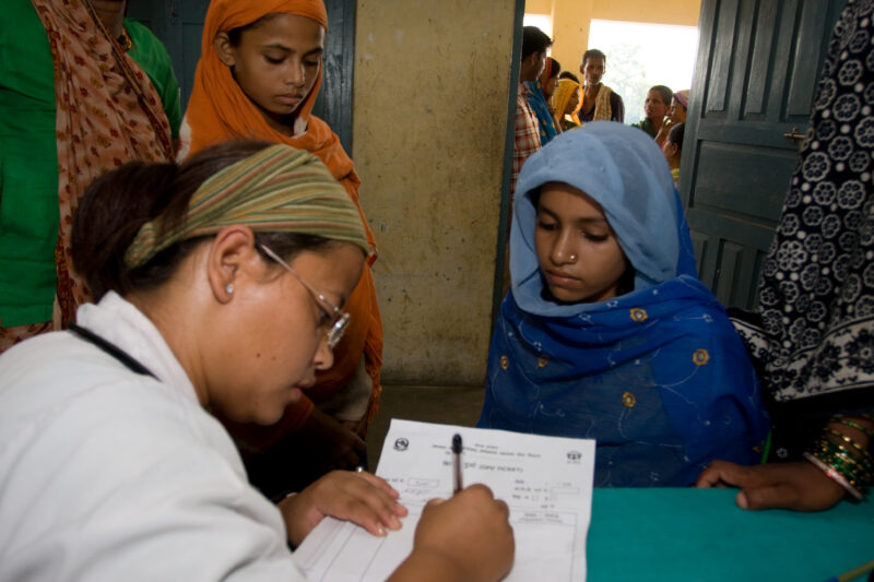 Emergency Medical Response in Nepal — Images with recognizable faces should be used for editorial and educational projects only — Asia, Nepal, Flood, floods,...