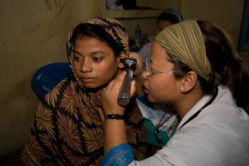 Emergency Medical Response in Nepal — Images with recognizable faces should be used for editorial and educational projects only — Asia, Nepal, Flood, floods,...