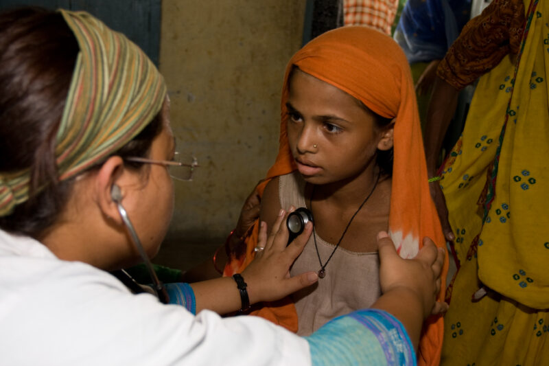 Emergency Medical Response in Nepal — Images with recognizable faces should be used for editorial and educational projects only — Asia, Nepal, Flood, floods,...