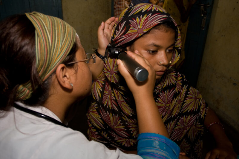 Emergency Medical Response in Nepal — Images with recognizable faces should be used for editorial and educational projects only — Asia, Nepal, Flood, floods,...