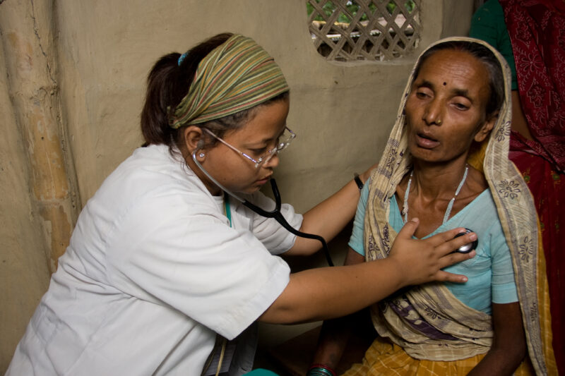 Emergency Medical Response in Nepal — Images with recognizable faces should be used for editorial and educational projects only — Asia, Nepal, Flood, floods,...