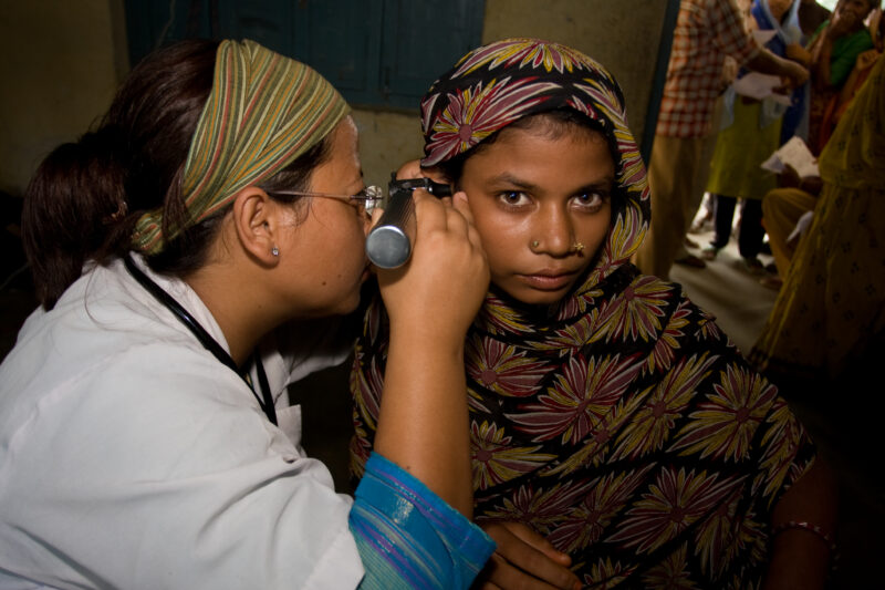 Emergency Medical Response in Nepal — Images with recognizable faces should be used for editorial and educational projects only — Asia, Nepal, Flood, floods,...